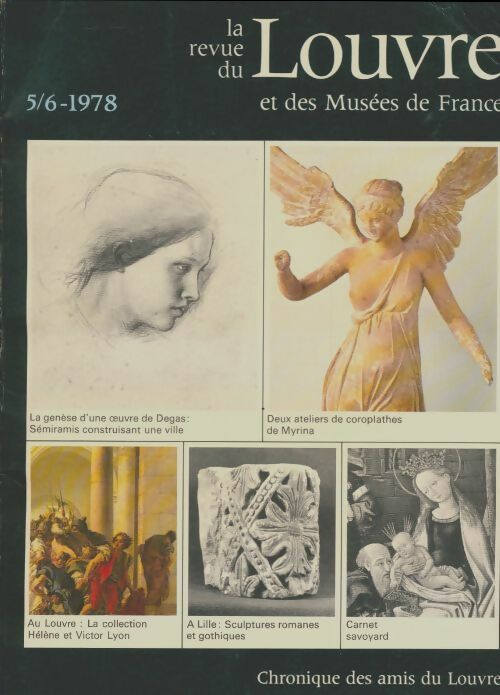 Livrenpoche : La revue du Louvre 1978 n°5/6 - Collectif - Livre