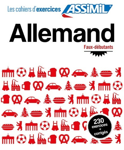 Livrenpoche : Cahier d'Exercices Allemand | Niveau Faux - Débutants | Assimil - Bettina Schödel - Livre