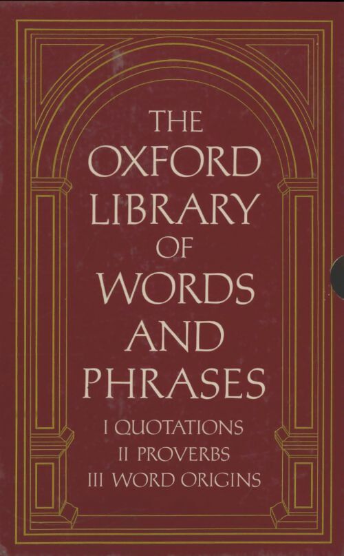 Livrenpoche : The oxford library of words and phrases - Collectif - Livre