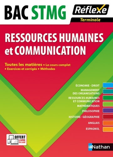Livrenpoche : Toutes les matières Terminale STMG - Ressources humaines et Communication - Sandrine Albinet - Livre