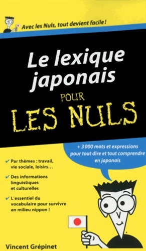 Livrenpoche : Lexique Japonais pour les Nuls - Vincent Grépinet - Livre