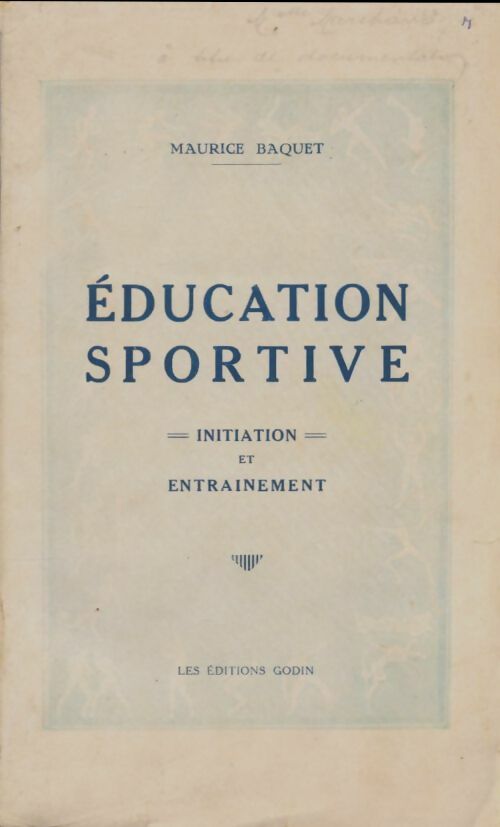 Livrenpoche : Éducation sportive - Maurice Baquet - Livre