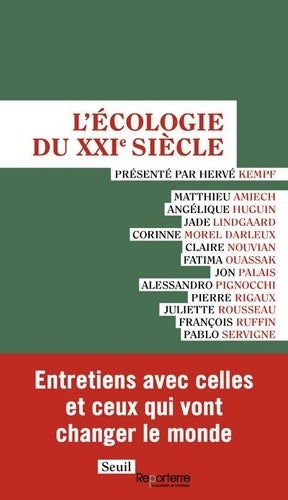 Livrenpoche : L'Écologie du XXIe siècle - Collectif - Livre