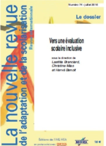 Livrenpoche : Nras N 74 Vers une Évaluation Scolaire Inclusive ? - LAVIGNE Chantal - Livre