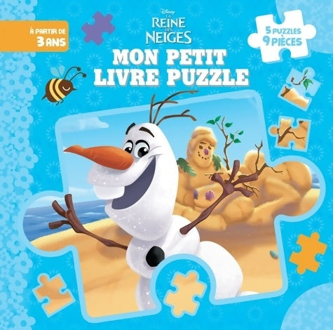 Livrenpoche : Disney La Reine des Neiges : Mon livre-puzzle: 5 puzzles de 9 pièces - Hachette Jeunesse - Livre