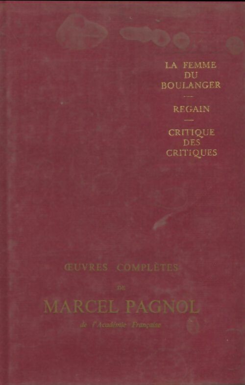 Livrenpoche : Oeuvres complètes Tome VI - Marcel Pagnol - Livre