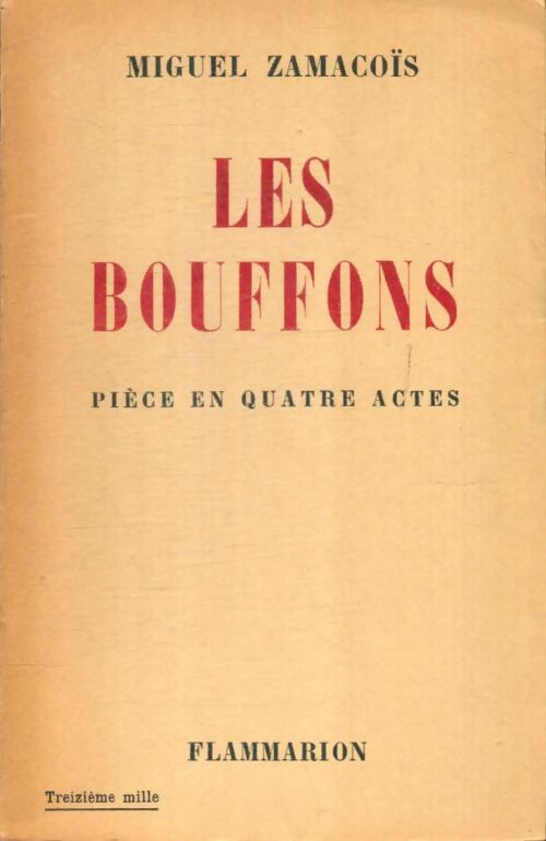 Livrenpoche : Les bouffons - Miguel Zamacoïs - Livre