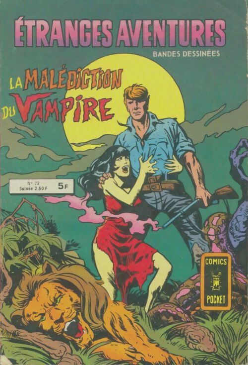 Livrenpoche : Etranges aventures n°73 : La malédiction du vampire - Collectif - Livre