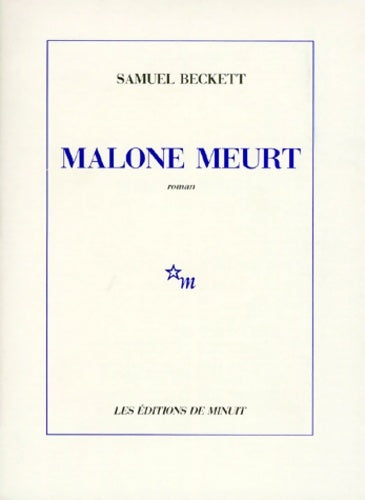 Livrenpoche : Malone meurt - Samuel Beckett - Livre