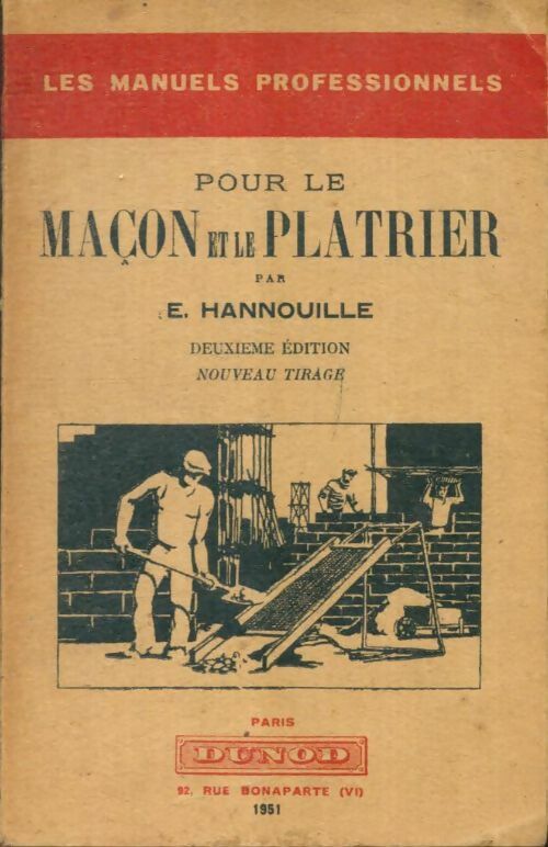 Livrenpoche : Pour le maçon et le plâtrier - E. Hanouille - Livre