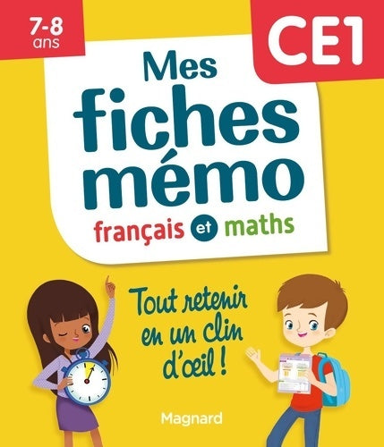 Livrenpoche : Mes fiches mémo CE1 - Morgane Céard - Livre