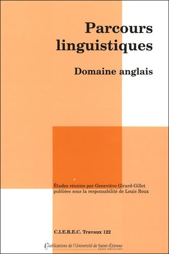 Livrenpoche : Parcours linguistiques : Domaine anglais - Geneviève Gillet - Livre