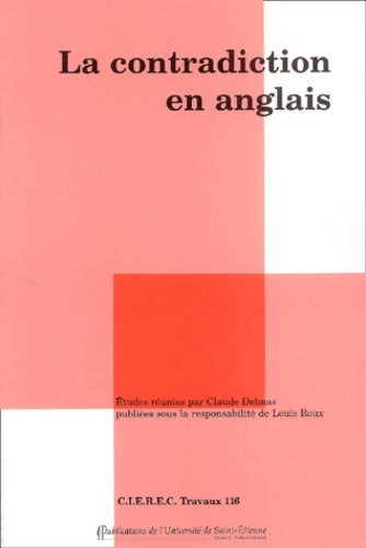 Livrenpoche : La contradiction en anglais - Louis Roux - Livre