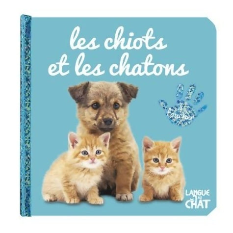 Livrenpoche : Bébé touche-à-tout - Les chiots et chatons - Imagier photo avec matières à toucher - Animaux - Dès 12 mois - Collectif - Livre