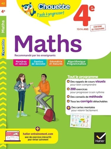 Livrenpoche : Maths 4e : Cahier de révision et d'entraînement - Gérard Bonnefond - Livre