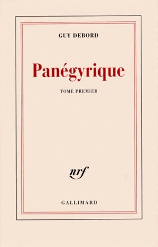 Livrenpoche : Panégyrique - Guy Debord - Livre