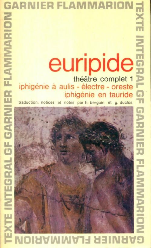 Livrenpoche : Théâtre complet Tome I - Euripide - Livre