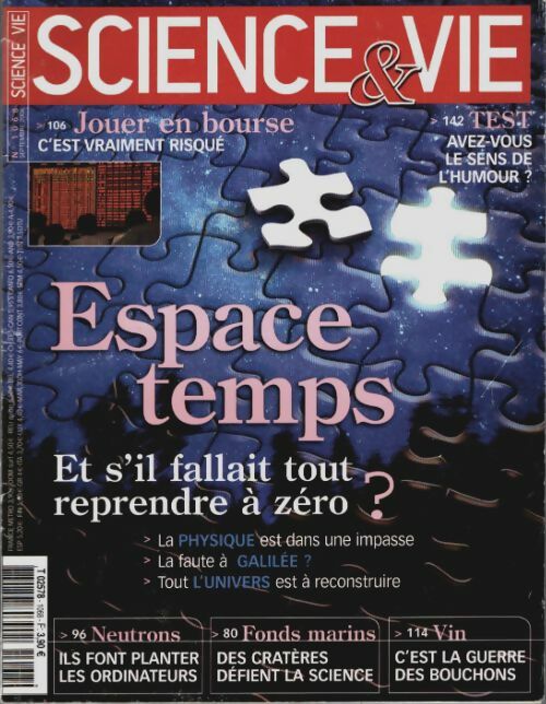 Livrenpoche : Science & vie n°1068 : - Collectif - Livre