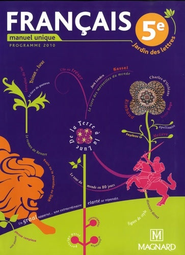 Livrenpoche : Jardin des lettres 5e . Grand format : Manuel unique - Corinne Durand Degranges - Livre