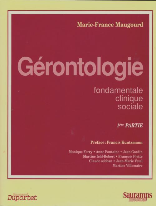 Livrenpoche : Gérontologie Tome I - Marie-France Maugourd - Livre