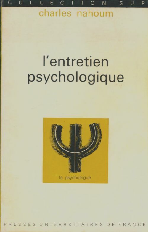Livrenpoche : L'entretien psychologique - Charles Nahoum - Livre