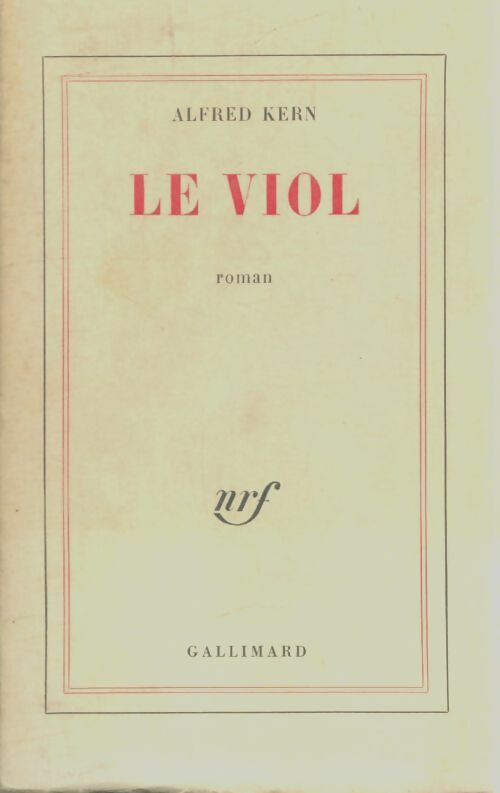 Livrenpoche : Le viol - Alfred Kern - Livre
