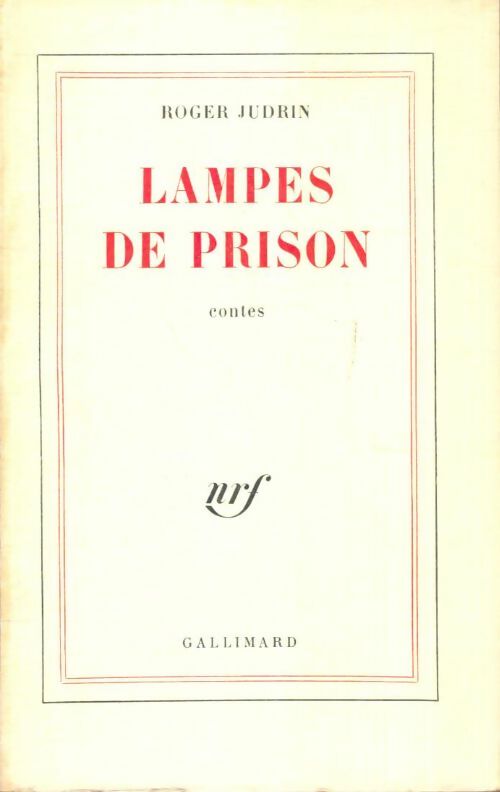 Livrenpoche : Lampes de prison : Contes - Roger Judrin - Livre
