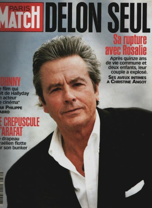 Livrenpoche : Paris Match n°2784 : Delon seul - Collectif - Livre