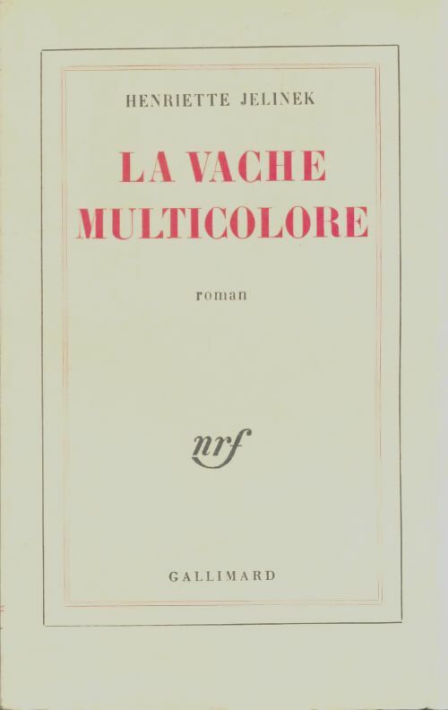 Livrenpoche : La vache multicolore - Henriette Jelinek - Livre