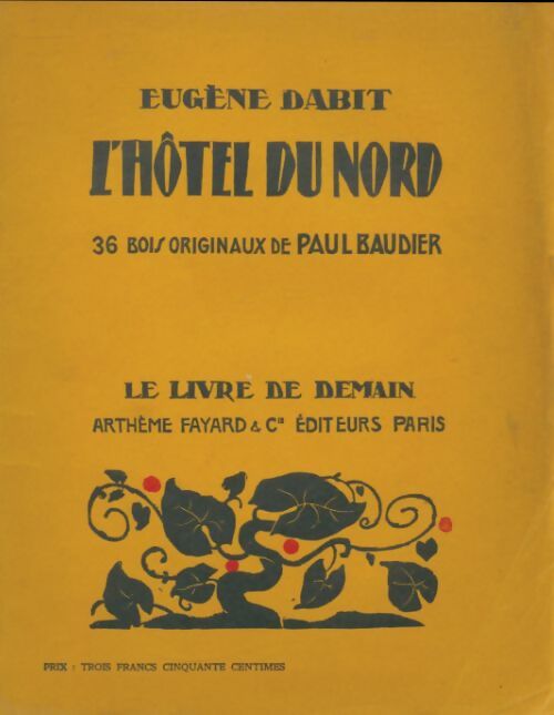 Livrenpoche : L'hôtel du nord - Eugène Dabit - Livre