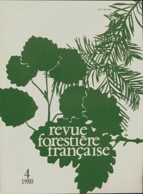 Livrenpoche : Revue forestière française 1980 n°4 - Collectif - Livre