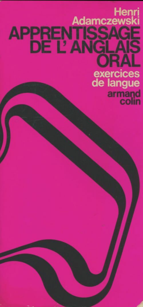 Livrenpoche : Apprentissage de l'anglais oral - Henri Adamczewski - Livre