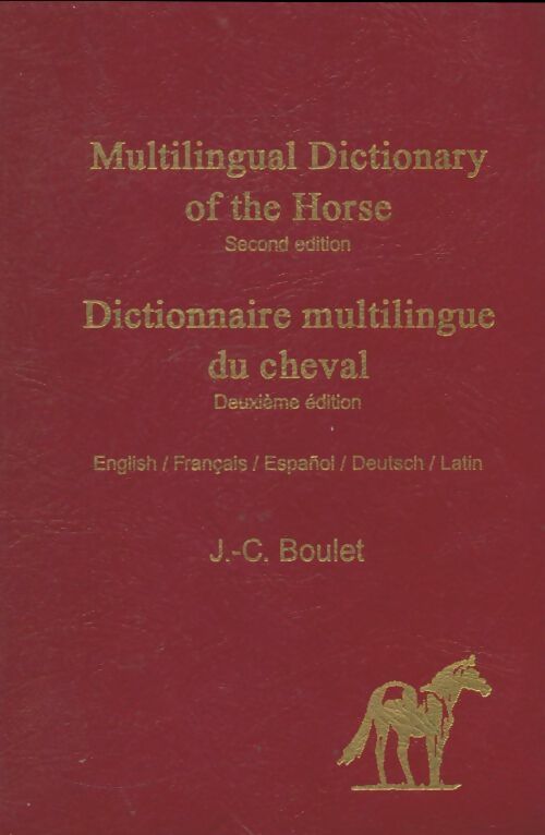 Livrenpoche : Dictionnaire multilingue du cheval - J.C Boulet - Livre