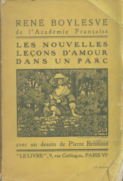 Livrenpoche : Les nouvelles leçons d'amour dans un parc - René Boylesve - Livre