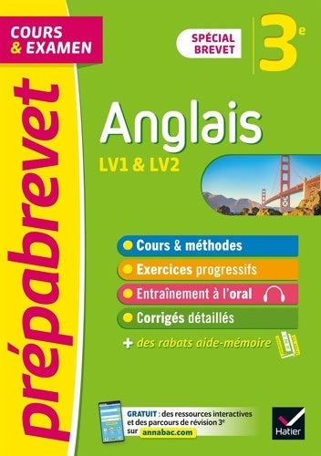 Livrenpoche : Prépabrevet Anglais 3e - Brevet 2024 : Avec des compléments audio - Jeanne-France Bignaux - Livre