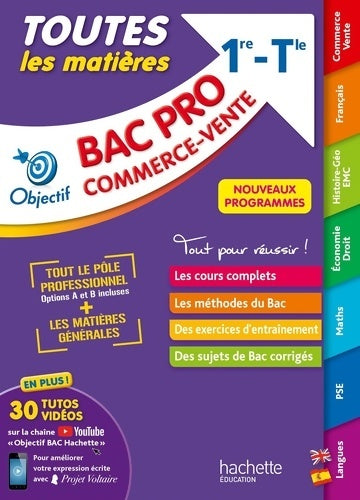Livrenpoche : Objectif BAC PRO Métiers du commerce et de la vente . Toutes les matières - Bac 2024 - Alain Prost - Livre