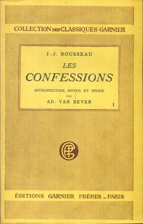 Livrenpoche : Les confessions Tome I - Jean-Jacques Rousseau - Livre