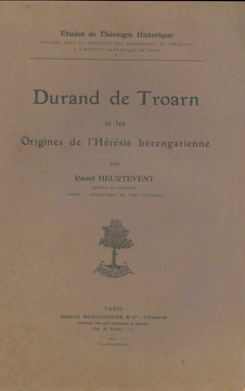 Livrenpoche : Durand de Troarn - Raoul Heurtevent - Livre