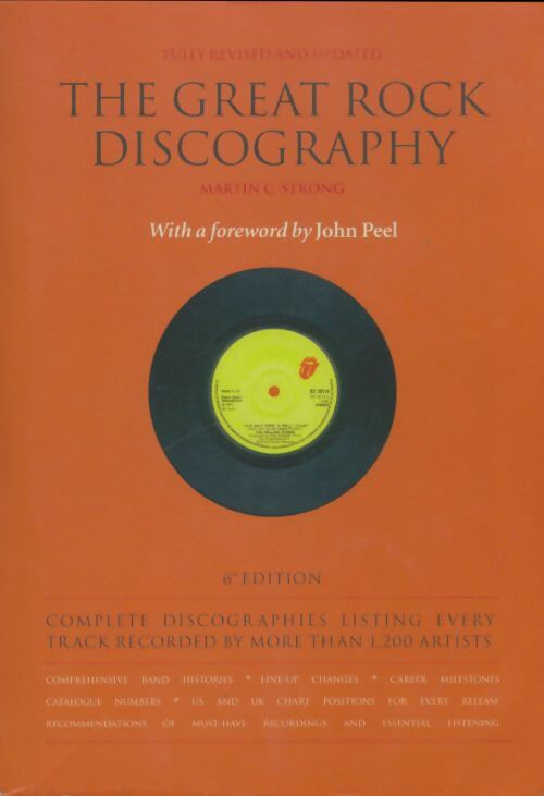 Livrenpoche : The great rock discography - Martin C Strong - Livre
