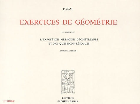 Livrenpoche : Exercices de géométrie - Anonyme - Livre