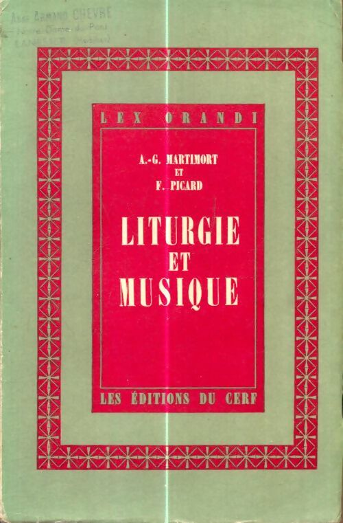 Livrenpoche : Liturgie et musique - F. A.-G.; Picard - Livre