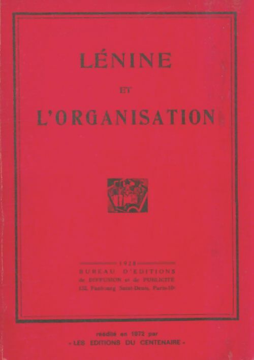 Livrenpoche : Lénine et l'organisation - Vladimir Illitch Lénine - Livre