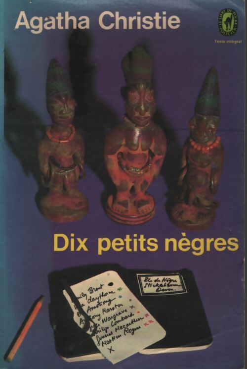 Dix petits nègres - Agatha Christie - Livre