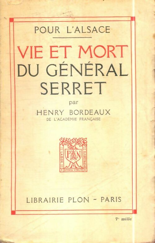 Livrenpoche : Vie et mort du général Serret - Collectif - Livre