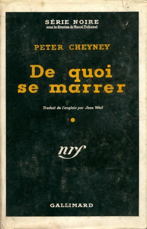Livrenpoche : De quoi se marrer - Peter Cheyney - Livre