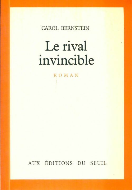 Livrenpoche : Le rival invincible - Carol Bernstein - Livre