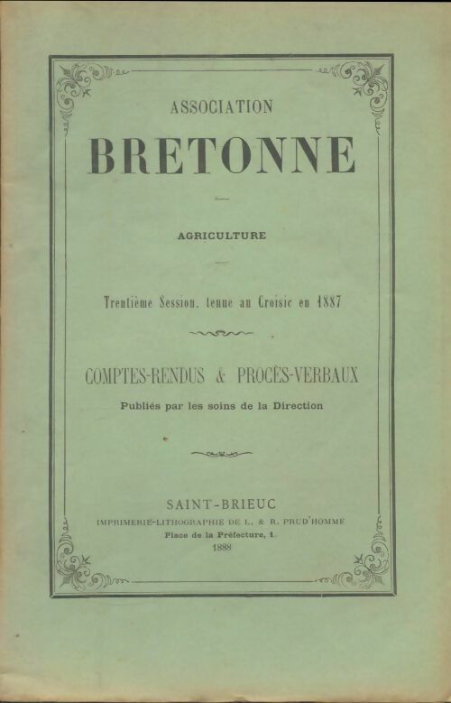 Livrenpoche : Association bretonne 1887 - Collectif - Livre