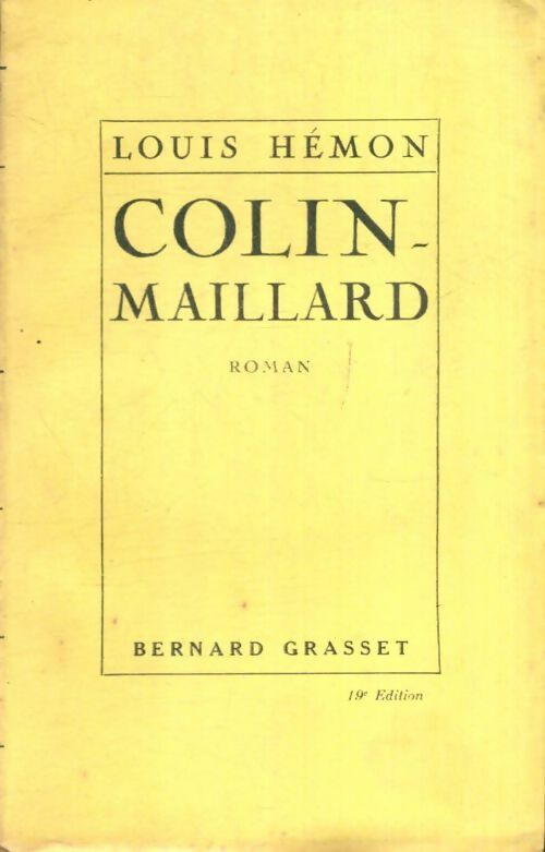 Livrenpoche : Colin-Maillard - Louis Hémon - Livre