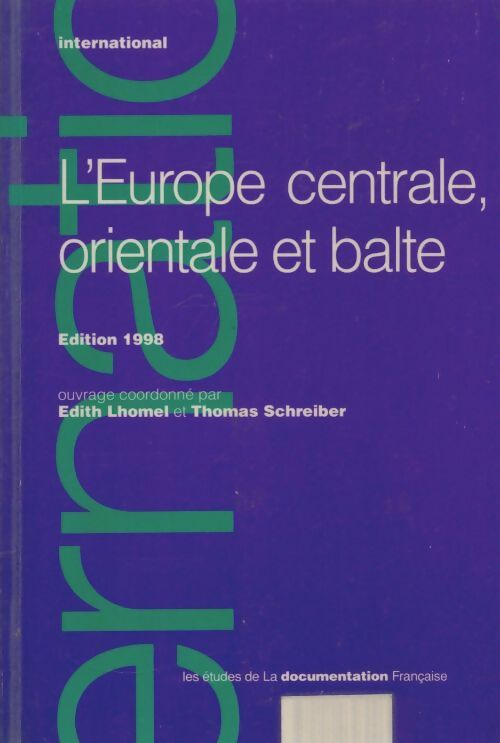 Livrenpoche : L'Europe centrale, prientale et balte - Edith Lhomel - Livre