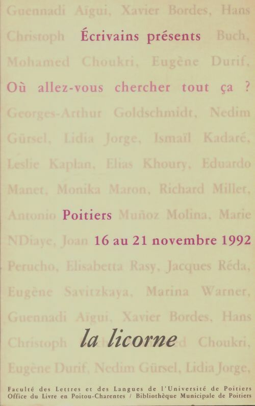 Livrenpoche : Où allez-vous chercher tout ça? - Collectif - Livre